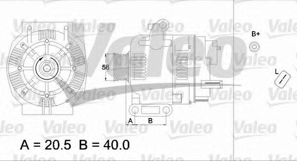 Генератор VALEO 436750