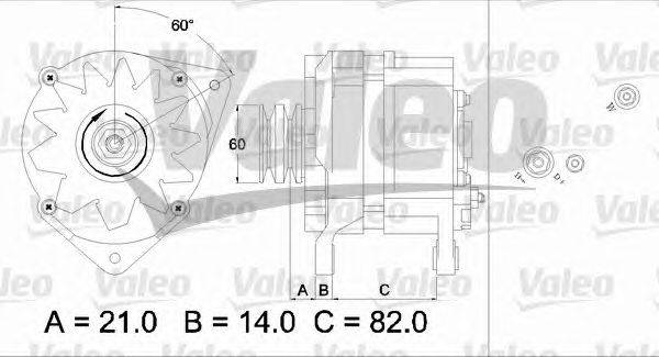 Генератор VALEO 436786