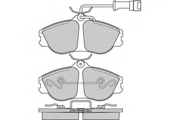 Комплект тормозных колодок, дисковый тормоз E.T.F. 12-0478