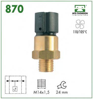 Термовыключатель, вентилятор радиатора MTE-THOMSON 870