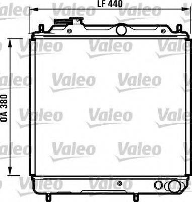 Радиатор, охлаждение двигателя VALEO 731056