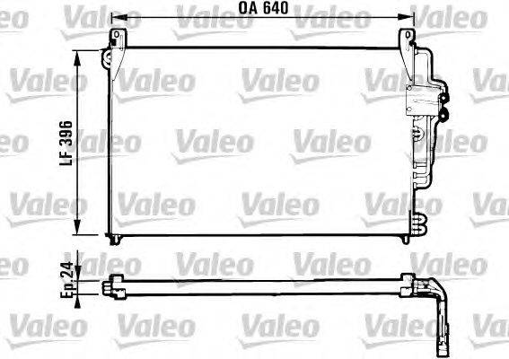 Конденсатор, кондиционер VALEO 816951