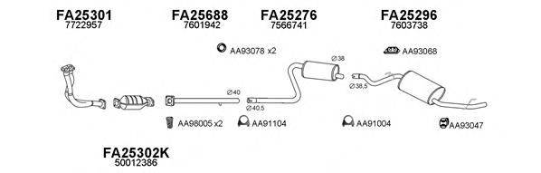Система выпуска ОГ VENEPORTE 250389