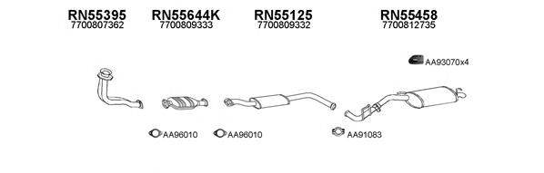 Система выпуска ОГ VENEPORTE 550340