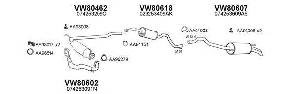 Система выпуска ОГ VENEPORTE 800350