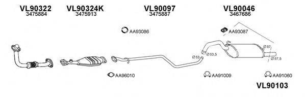 Система выпуска ОГ VENEPORTE 900168