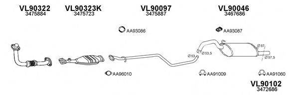 Система выпуска ОГ VENEPORTE 900169