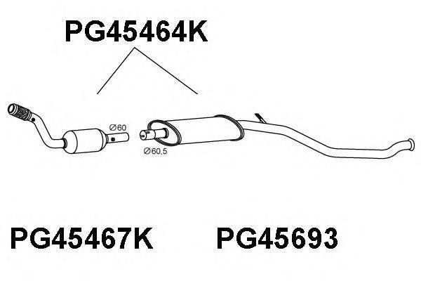 Катализатор VENEPORTE PG45464K