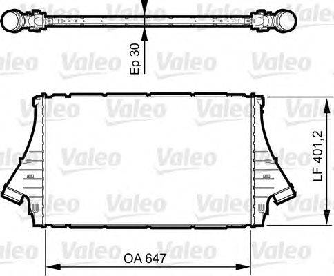 Интеркулер VALEO 818840