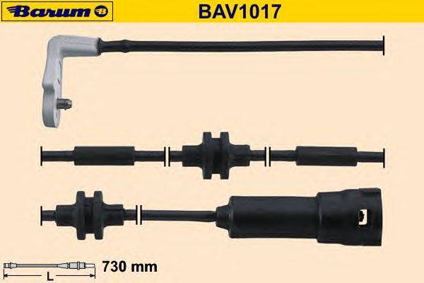 Сигнализатор, износ тормозных колодок BARUM BAV1017