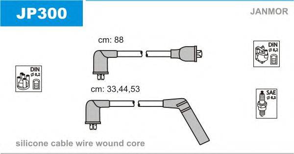 Комплект проводов зажигания JANMOR JP300