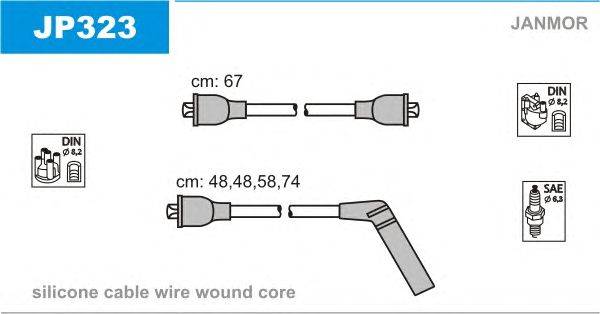 Комплект проводов зажигания JANMOR JP323