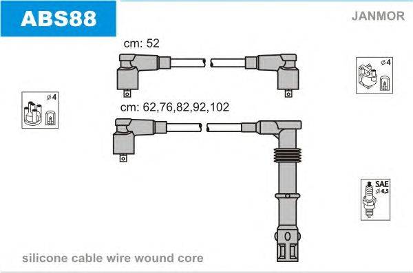 Комплект проводов зажигания JANMOR ABS88