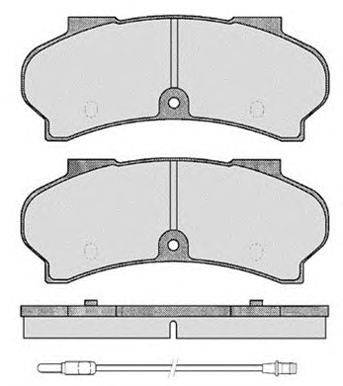 Комплект тормозных колодок, дисковый тормоз RAICAM 11161