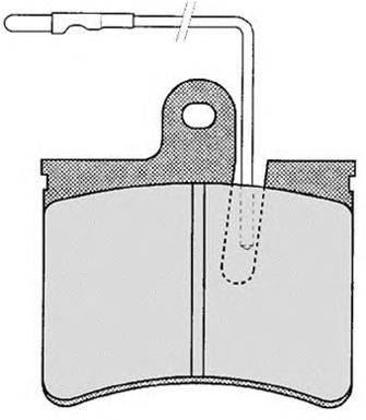 Комплект тормозных колодок, дисковый тормоз RAICAM 12161
