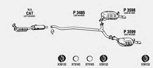 Система выпуска ОГ FENNO MA707