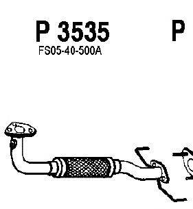 Труба выхлопного газа FENNO P3535