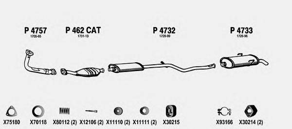 Система выпуска ОГ FENNO PE101