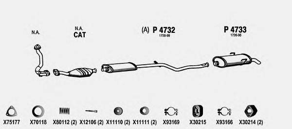 Система выпуска ОГ FENNO PE102