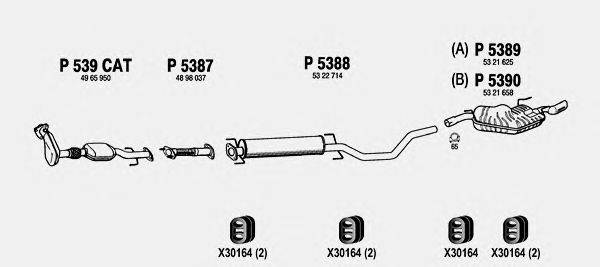 Система выпуска ОГ FENNO SA403
