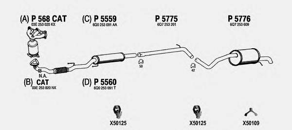 Система выпуска ОГ FENNO SK802