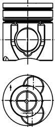 Поршень KOLBENSCHMIDT 40263600