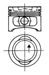 Поршень MAHLE ORIGINAL 02969