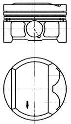 Поршень KOLBENSCHMIDT 94474620