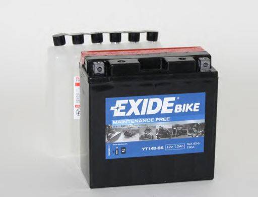 Стартерная аккумуляторная батарея EXIDE YT14B-BS