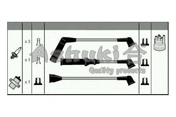 Комплект проводов зажигания ASHUKI T006-56
