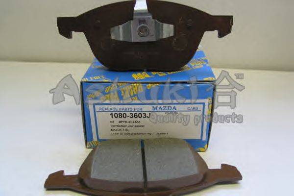 Комплект тормозных колодок, дисковый тормоз ASHUKI 10803603J