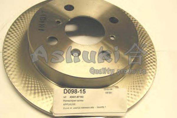 Тормозной диск ASHUKI D098-15