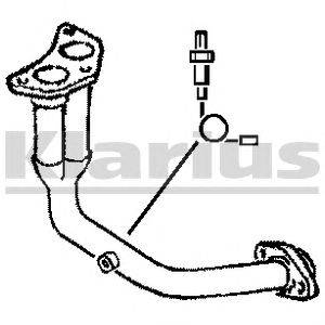 Труба выхлопного газа KLARIUS 301008