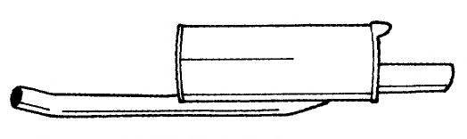 Глушитель выхлопных газов конечный SIGAM 12631
