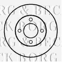 Тормозной диск BORG & BECK BBD4194