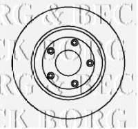 Тормозной диск BORG & BECK BBD4229