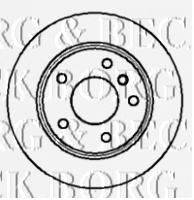 Тормозной диск BORG & BECK BBD4289