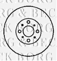 Тормозной диск BORG & BECK BBD4349