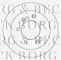 Тормозной диск BORG & BECK BBD4431