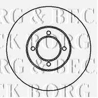 Тормозной диск BORG & BECK BBD4902