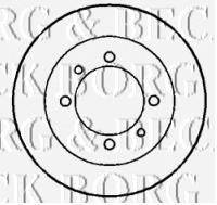 Тормозной диск BORG & BECK BBD5731S