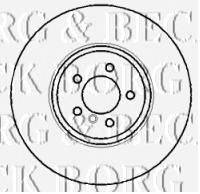 Тормозной диск BORG & BECK BBD5767S