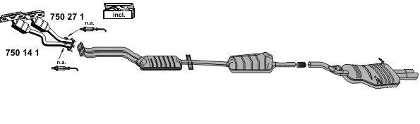 Система выпуска ОГ ERNST 020273