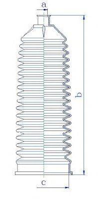 Пыльник, рулевое управление SPIDAN 84216