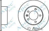 Тормозной диск APEC braking DSK2839