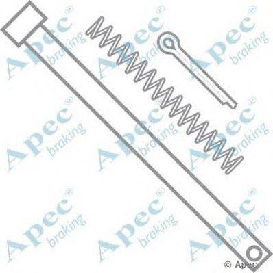 Комплектующие, тормозные колодки APEC braking KIT322