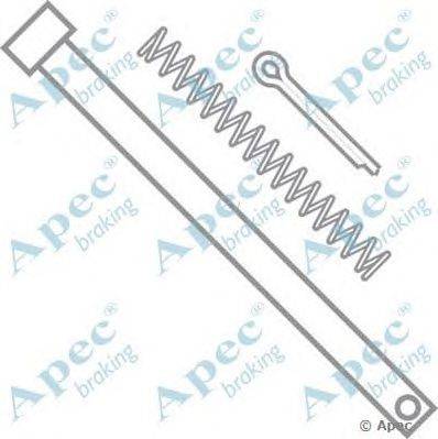 Комплектующие, тормозные колодки APEC braking KIT567