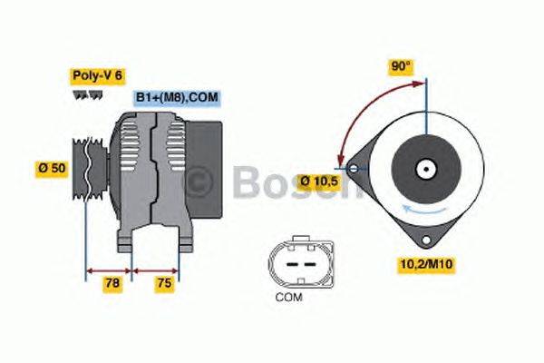 Генератор BOSCH 0 124 525 026