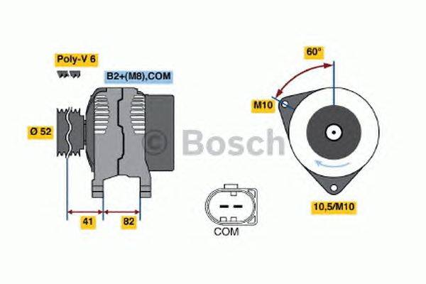 Генератор BOSCH 4809