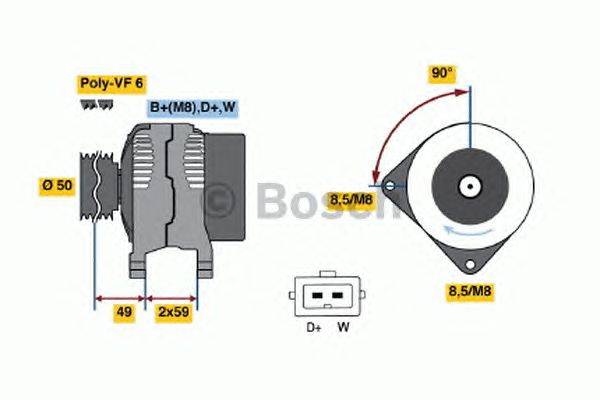 Генератор BOSCH 4089